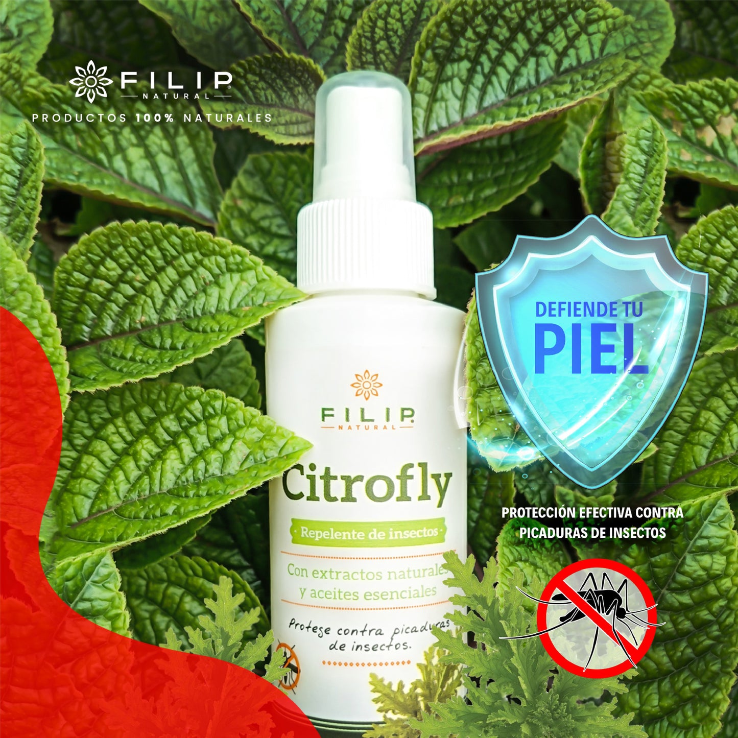 CitroFly Spray Repelente de Insectos, 120ml.