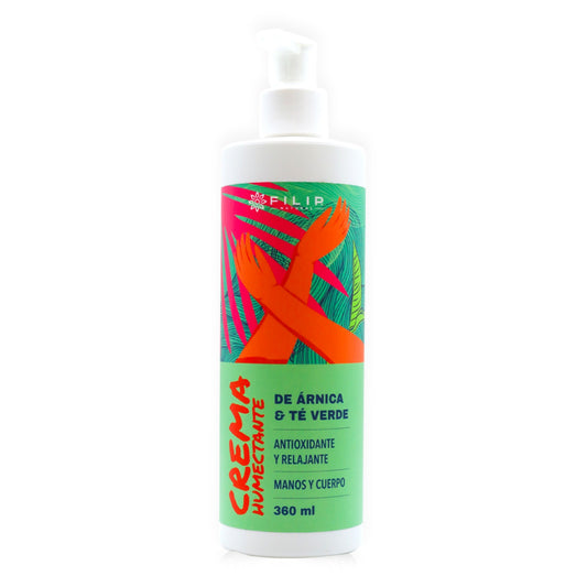 Crema Humectante de Árnica y Té Verde, 360ml.
