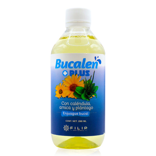 Bucalen Plus+ Enjuague Bucal Premium con Caléndula, 250ml.