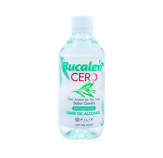 Bucalen Cero Enjuague Bucal Sabor Canela, 250ml.