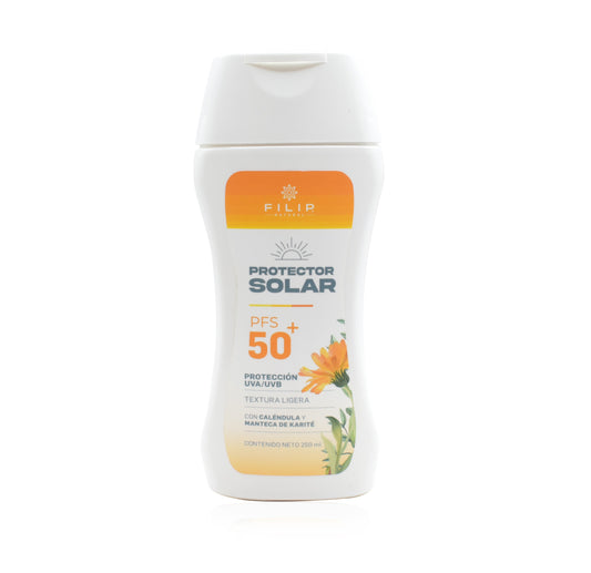 Bloqueador Solar Corporal FPS 50+ con Manteca de Karité, 250 ml.