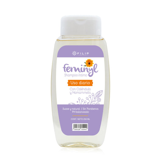 Shampoo Íntimo Mujer con Calendúla y Hamammelis , 250 ml.