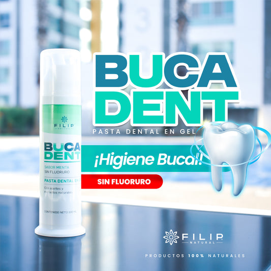 Bucadent Pasta Dental Sin Flúor, 100ml.