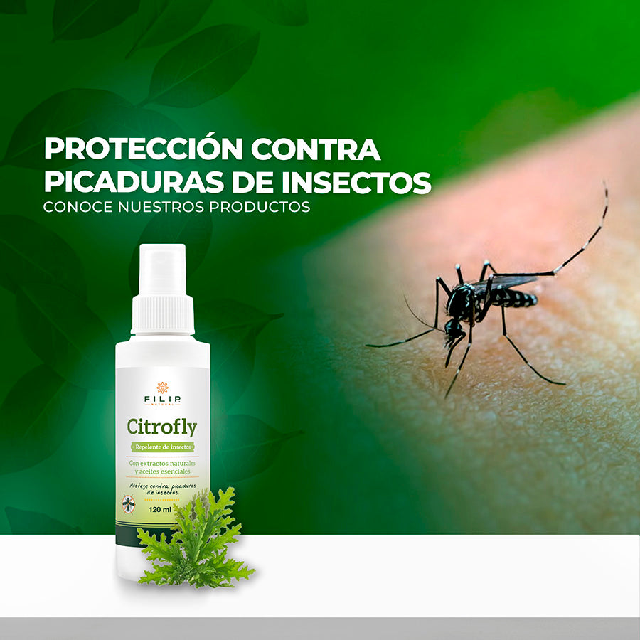 CitroFly Spray Repelente de Insectos, 120ml.