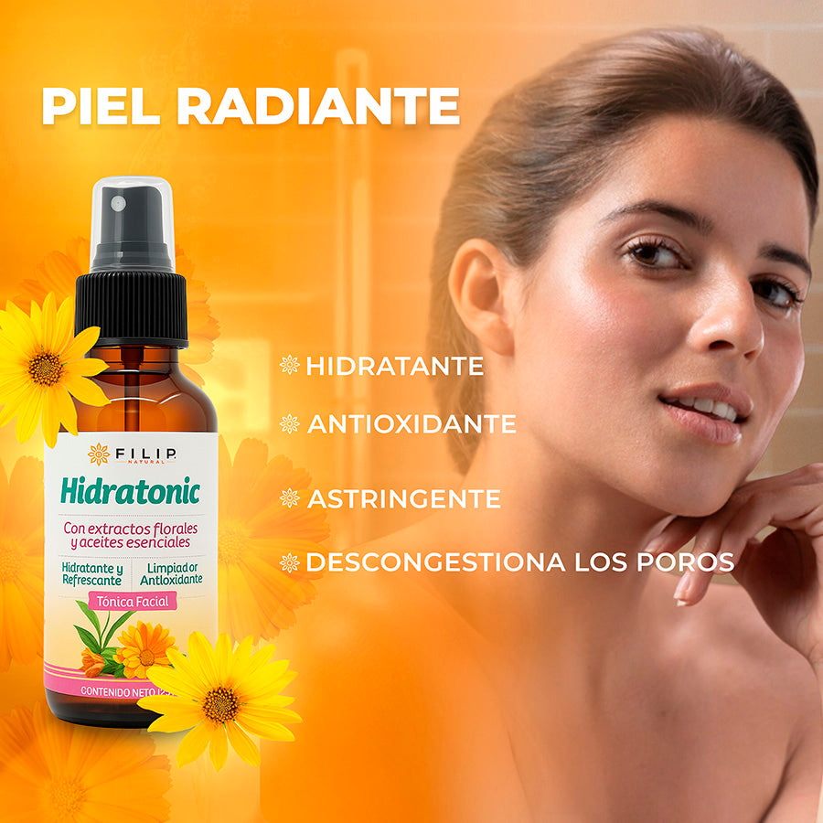 Hidratonic Tónico Facial, 125 ml.