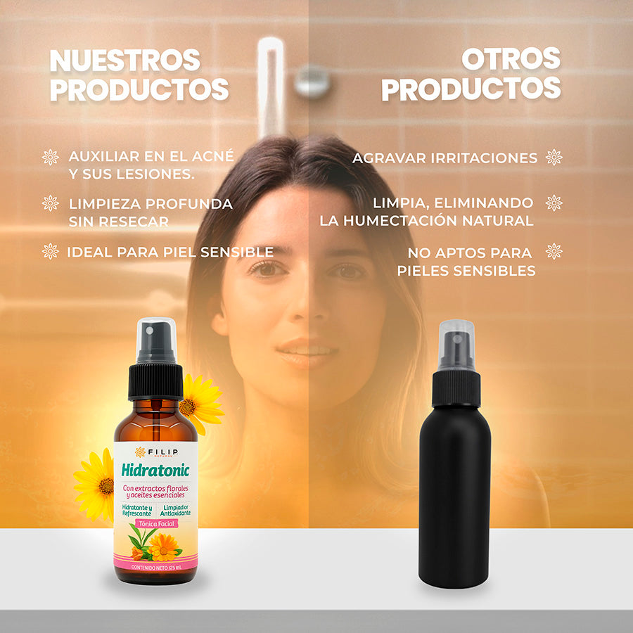 Hidratonic Tónico Facial, 125 ml.