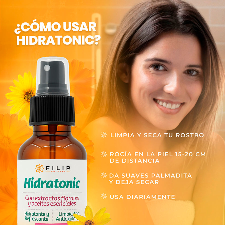 Hidratonic Tónico Facial, 125 ml.