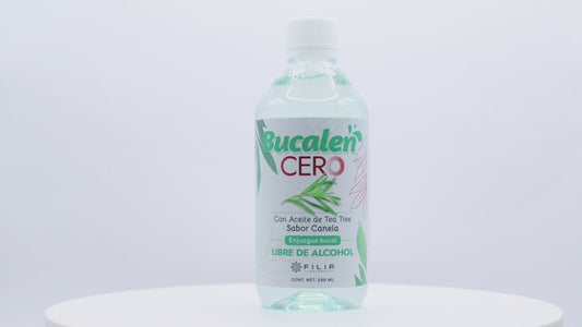 Bucalen Cero Enjuague Bucal Sabor Canela, 250ml.