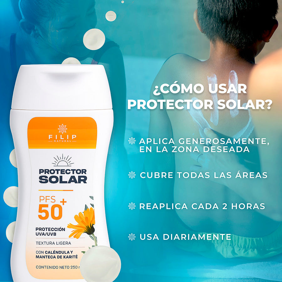 Bloqueador Solar Corporal FPS 50+ con Manteca de Karité, 250 ml.
