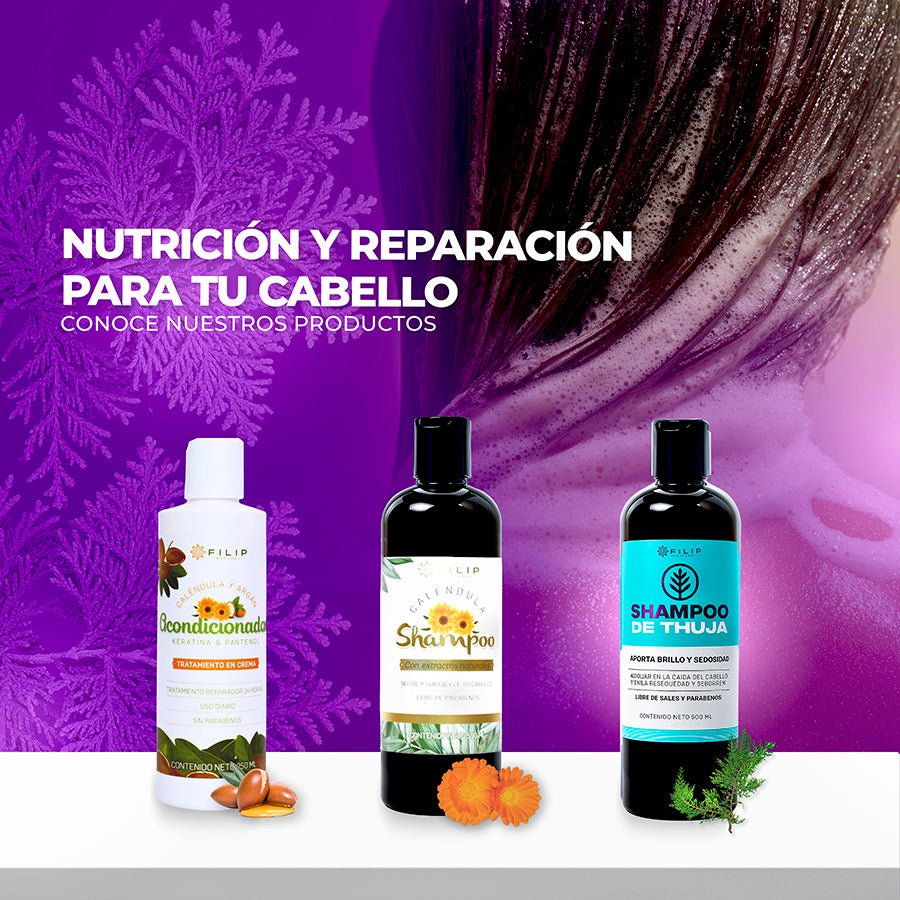 Shampoo de Thuja con Árnica, 500ml.